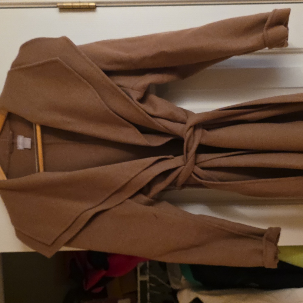 Long wool blend winter coat